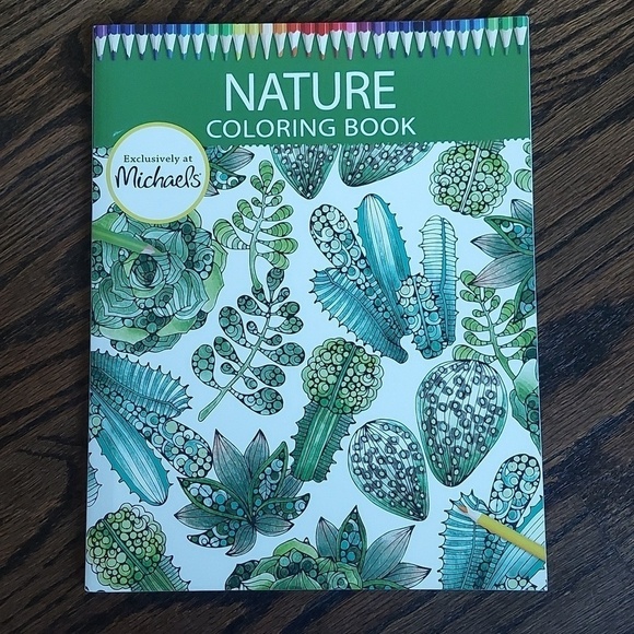 Design Originals Adult Coloring Book - Nature (forest, field, animals, flowers)